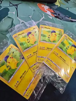 4 x SEALED Pikachu 028/078 Pokemon Go Holofoil English Promo - Image 1