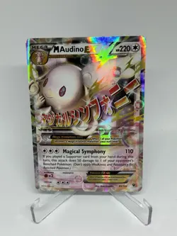 M Audino EX 85/124 Pokemon TCG XY Fates Collide Ultra Rare Holo Card - Image 1