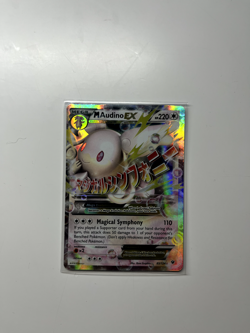 Pokemon M Audino EX Mega 85/124 Fates Collide Ultra Rare Holo Card 2016 - Image 1