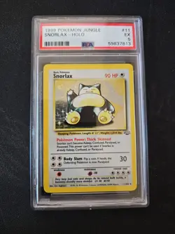 Snorlax 11/64 Jungle Holo 1999 Pokemon Trading Card Game TCG WOTC PSA 5 - Image 1