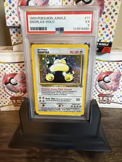 1999 Pokemon Jungle #11/64 Snorlax Holo PSA 5 EX - Image 1
