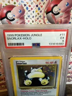 1999 Pokemon Jungle #11/64 Snorlax Holo PSA 5 EX - Image 4