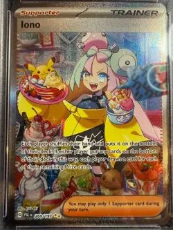 Iono 269 PSA 10 SIR Special Illustration Rare Paldea Evolved 2023 Pokemon Gem Mt - Image 2