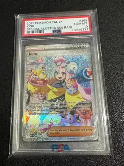 2023 Pokemon Iono Paldea Evolved Special Illustration Rare #269 PSA 10 Gem Mint - Image 1