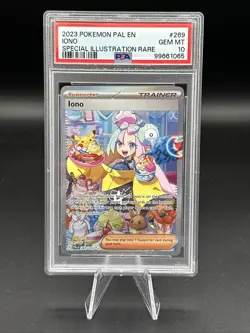 2023 Pokemon Iono Paldea Evolved Special Illustration Rare #269 PSA 10 - Image 1