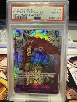 Eustass"Captain"Kid (Alternate Art) Manga OP05-074 Awakening of the New Era Foil - Image 1