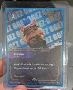 Teemo - Scout GGEZ OGN 197b/298 Riftbound Nexus Night Promo Card - NM - Image 4