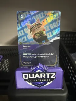 Teemo - Scout GGEZ OGN 197b/298 Riftbound Nexus Night Promo Card - NM - Image 1