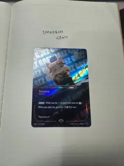 Teemo - Scout GGEZ OGN 197b/298 Riftbound Nexus Night Promo Card - NM - Image 1