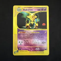 Pokemon Alakazam TCG 2003 Vintage Skyridge 2/144 Reverse Holo Rare - Image 1