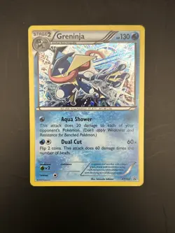 2016 Pokemon TCG Greninja Holo Black Star Promo XY162 Promo Card - Image 1