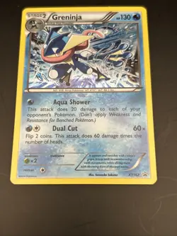 2016 Pokemon TCG Greninja Holo Black Star Promo XY162 Promo Card - Image 4