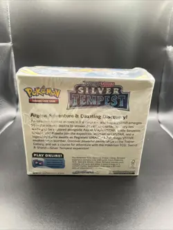 SMALL SLIT SEE PICS Pokemon Sword & Shield Silver Tempest Booster Box - 36 Cards 820650860911 - Image 5