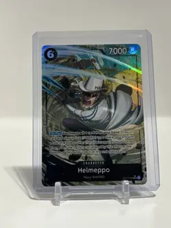 Helmeppo Alt Art OP11-092 A Fist of Divine Speed One Piece Card English - Image 1