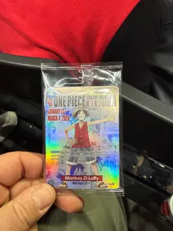 One Piece Monkey.D.Luffy US College Basketball Promo Card - Image 1