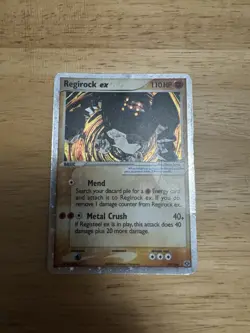 Regirock ex Holo Ultra Rare-99/106-Pokemon TCG:EX Emerald Pokemon Card HP/DMG - Image 1