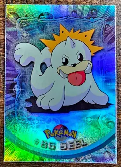 2000 TOPPS Chrome Pokemon Card Seel #86 TV Animation - Series 2 Holo Foil - Image 1
