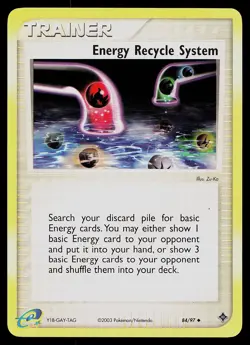 Pokemon Card - Energy Recycle System Dragon 84/97 Reverse Holo - Image 1