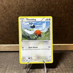 Pokemon TCG Fletchling XY Flashfire 86/106 Regular Common Card - Image 1