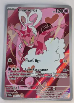 Pokemon TCG Card - Enamorus 180/167 Sv06: Twilight Masquerade Holo - Image 1