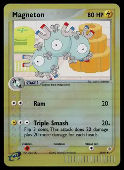 Pokemon Card - Magneton Dragon 35/97 Uncommon Reverse Holo - Image 1