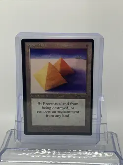Pyramids - Arabian Nights MTG 1993 Vintage Artifact Card LP - Image 1