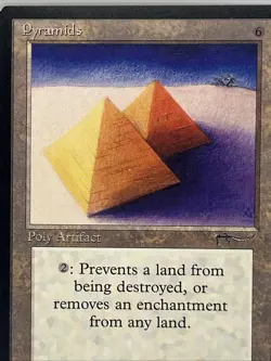 Pyramids - Arabian Nights MTG 1993 Vintage Artifact Card LP - Image 3