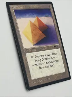 Pyramids - Arabian Nights MTG 1993 Vintage Artifact Card LP - Image 5
