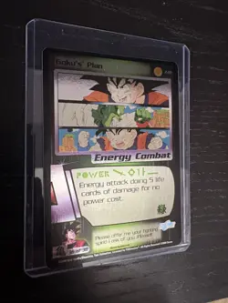 Dragon Ball Z Goku's Plan #248 Saiyan Saga Unlimited Ultra Rare DBZ card holo - Image 4