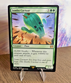 Jumbo Cactuar Magic: The Gathering Card Final Fantasy - Image 1