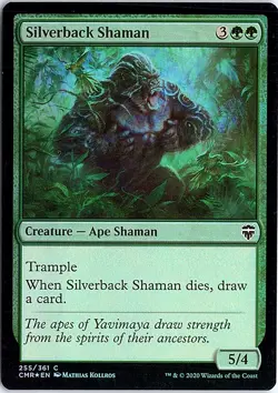 Silverback Shaman C Commander Legends 255 Near Mint Foil Magic - Image 1
