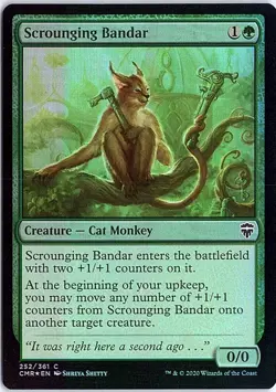 Scrounging Bandar C Commander Legends 252 LP Foil Magic - Image 1