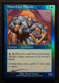 Waterfront Bouncer Mercadian Masques FOIL Near Mint MTG Magic - Image 2