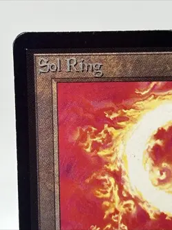 Sol Ring - Limited Edition Beta 1993 MTG Vintage - Black Border - Lp - Image 3
