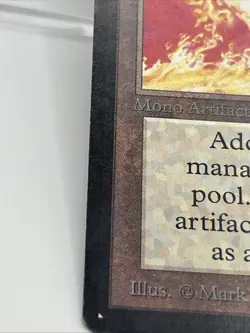 Sol Ring - Limited Edition Beta 1993 MTG Vintage - Black Border - Lp - Image 4