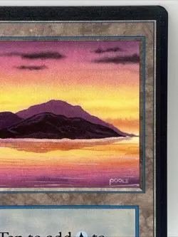 MTG Beta Island (1993) - Mark Poole - Vintage Black Border - Image 2