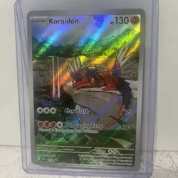 Koraidon Black Star Promo Full Art Scarlet & Violet Base Pokemon TCG 14 NM - Image 1