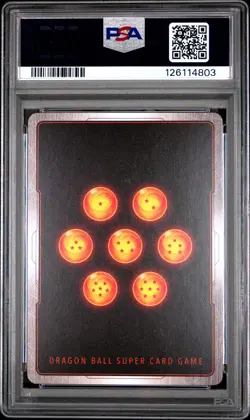 2025 DRAGON BALL SUPER CARD GAME FUSION WORLD MANGA BOOSTER 01 VEGETA PSA 10 - Image 2