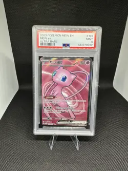 2023 POKEMON EN-151 ULTRA RARE - 193/165 MEW EX - PSA 9 - MINT - Image 1