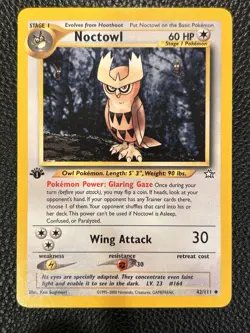 Noctowl - 1st Edition - 42/111 Neo Genesis - Pokemon TCG - Image 1