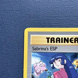 Pokemon Sabrinas ESP Trainer 117/132 1st Edition Gym Heroes Pokemon NEAR MINT - Image 2