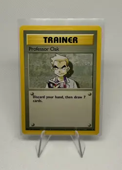 Pokemon TCG Professor Oak Base Set 88/102 Regular Unlimited Uncommon Vintage - Image 1