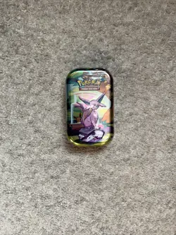 Prismatic Evolutions Espeon Mini Tin Pokemon TCG NEW SEALED 2 Booster Packs - Image 1
