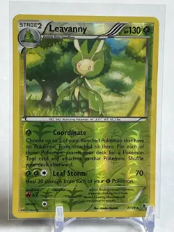 Pokemon TCG Leavanny Phantom Forces 7/119 Reverse Holo Rare LP - Image 1