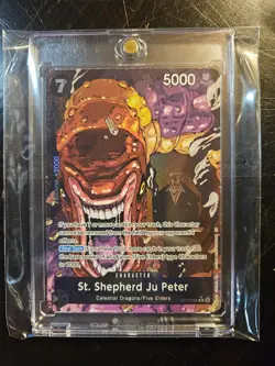 One Piece TCG OP13 St Shepherd Ju Peter Alt Art OP13-084 Carrying On His Will - Image 1