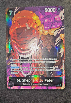 One Piece TCG OP13 St Shepherd Ju Peter Alt Art OP13-084 Carrying On His Will - Image 1