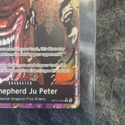 One Piece TCG | St. Shepherd Ju Peter OP13-084 Carrying On His Will Alt Art - Image 4