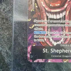 One Piece TCG | St. Shepherd Ju Peter OP13-084 Carrying On His Will Alt Art - Image 5