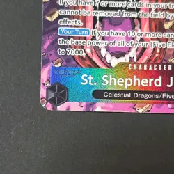 One Piece TCG OP13 St Shepherd Ju Peter Alt Art OP13-084 Carrying On His Will - Image 3