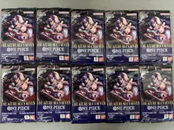 One Piece OP-14 SEALED Azure Sea’s Seven Booster Packs ENGLISH Lot Of 10 - Image 1